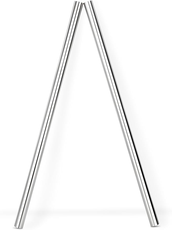 TAISHER 2PCS Stainless Steel Pipe Fittings, 1/4" NPT Female x 1/4" NPT Female Threaded, 16" Length Nipple Cast Pipe