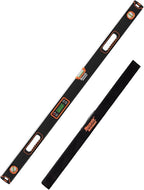 Mecurate 48-Inch Digital Level, Professional Smart Precision Torpedo Level Tool, Bright LCD Display, Audible Alerts, Magnetic Bottom, Dust Water Resistant, with Carrying Case