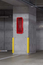 Fire Extinguisher Cabinet Fire Extinguisher Box Outdoor Fire Cabinet Mounted Fire Extinguisher Cabinet Fire Extinguisher Cover (Red with Hammer Attachment, Rx350, Plastic, 20 Pounds, 4, AKA1)