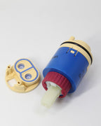 JH04BD Ceramic Plastic Faucet Cartridge 40mm Replacement Cartridge With Single Lever Cartridge Pressure Balance Cartridge Replacement, Compatible with FC9AC010 Hain-Yo