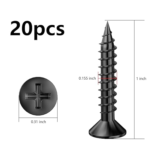 (120 PCS) Drywall Anchors Screws 8 Blue Wall Anchor Set 1/4. Three-Color Screws Make it Easy to Install Various Color Products