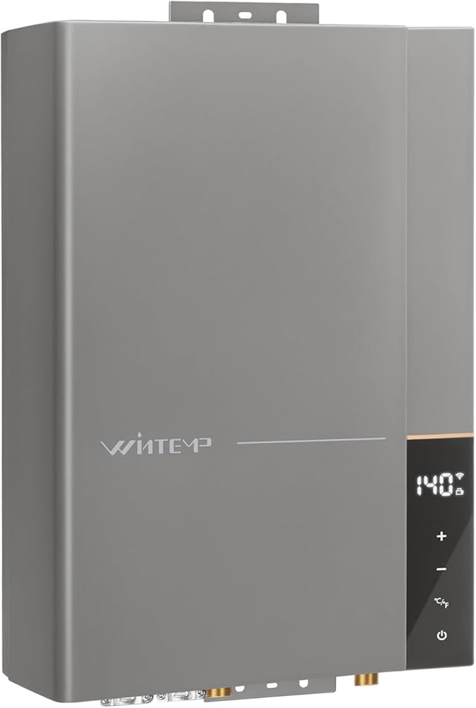 36kW Tankless Electric Water Heater 240V, Instant On-Demand Endless Hot Water, Up to 8.7 GPM, LED Temperature Display, Whole House Supply, WiFi Control, ETL Certified