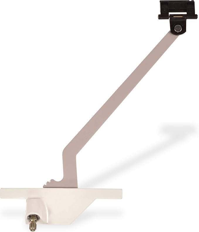 Window Hardware Co Rear-Mounted Pivot Shoe 9 1/2" Model 40050A - White, Left Hand - Corrosion Resistant Acetal Pivot Shoe - Made in The USA by AmesburyTruth