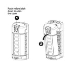 Blue Sea Systems 5035 ST Blade Fuse Block - Six Independent Circuits with Cover, 100 Amps