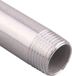 3/8" X 3/8" NPT Male Nipple Stainless Steel 304 Cast Pipe Coupling Fitting 2" Length (pack of 2)