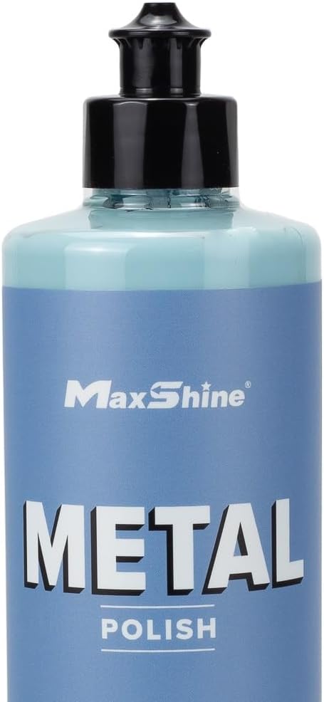 Maxshine 16oz Metal Polish – All-in-One Heavy-Duty Cleaner for Chrome, Aluminum, Stainless Steel & More – Cleans, Polishes & Protects – Ideal for Cars, Trucks, SUVs, RVs & Motorcycles