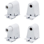Surf turtle 2 Pair Tombstone Single Pin FA8 Base Holder Socket Connector with T8 T10 T12，for 8ft Light Emitting Diode Fluorescent Tube Light