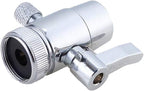 Faucet Diverter Valve with Aerator M22 Female Thread, Faucet Adapter for Tubing,Faucet Connector for Water Diversion,Faucet Tap for Countertop water Filter (Fits Single Way 3/8" OD Tubing)