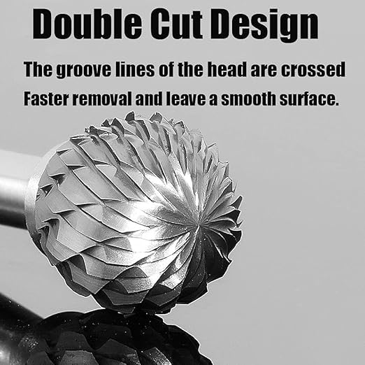 10Pcs 1/8" Shank Carbide Burr Bits Compatible with Dremel w/ Beech Holder Bits Metal Grinding Bits Attachments Cutting Burrs Metal Grinding Engraving Porting Double Cut Rotary Tool Accessories Set