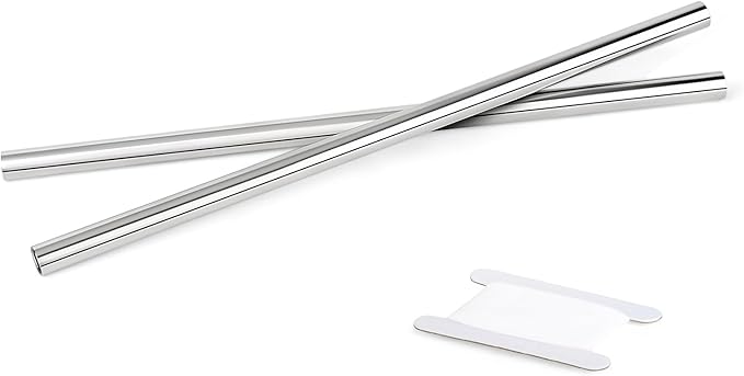 TAISHER 2PCS Stainless Steel Pipe Fittings, 1/2" NPT Female x 1/2" NPT Female Threaded, 16" Length Nipple Cast Pipe