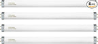 T12 15 Watt Fluorescent Bulb, 18 Inches F15T12/CW Straight Fluorescent Tube, Medium Bi-Pin Base, Cool White 4000K 800 Lumens 4 Pack