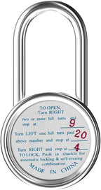 FIGODE® Locker Lock with Long Shackle, Combination Lock, Black Dial, Each Lock with Different Code, Keyless Padlock, Great for School, Employee, Gym&Sports Locker, Case, Toolbox, Fence, etc, Pack of 2