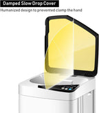 Waterjoy Portable Washing Machines, 7.7 lbs Load Capacity Portable Washer and Dryer Combo with Built-in Barrel Light & LED Display for Household and Apartment （Yellow）