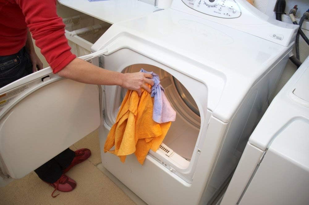 ShamWow Original Super Absorbent Multi-Purpose Cleaning Shammy Chamois Towel Cloth - Holds 10X its Weight in Liquid - Machine Washable - Will Not Scratch (16 Pack, Orange)