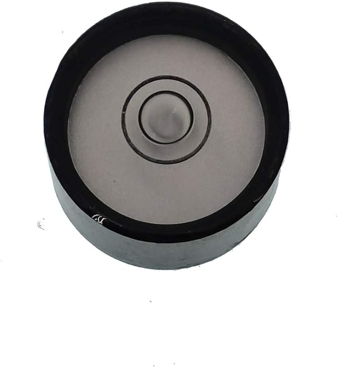 GPS RTK level, centering rod, carbon fiber horizontal bubble accessories with screw holes(20x13.5mm black white)