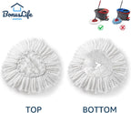BonusLife Refill for O-Ceda EasyWrin Spin Mop Head 1-Tank System Only, 6 Refills