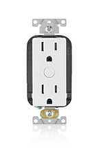 Leviton Decora Smart Outlet, Tamper-Resistant 15A, Wi-Fi 2nd Gen, Works with My Leviton, Alexa, Google Assistant, Apple Home/Siri & Wire-Free Companions for Switched Outlet, D215R-1RW, White