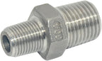 1/4" x 1/8" Male Threaded Reducing Nipple Fitting/Adapter,Stainless Steel SS304 NPT Pipe Hex Reducer