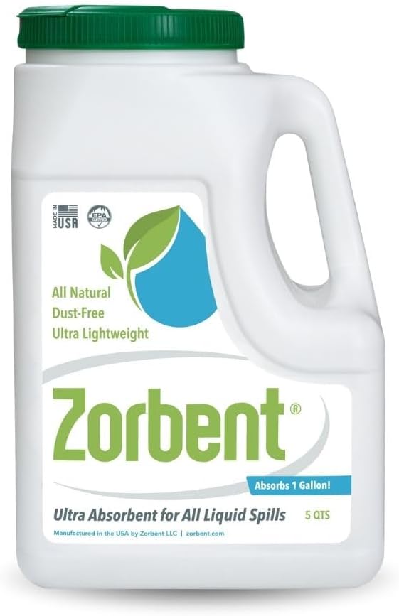 Liquid Spill Kit | 16X More Absorbent than Clay, Commercial-Grade Vomit, Urine, Oil, All Liquids Spill Powder, Reusable