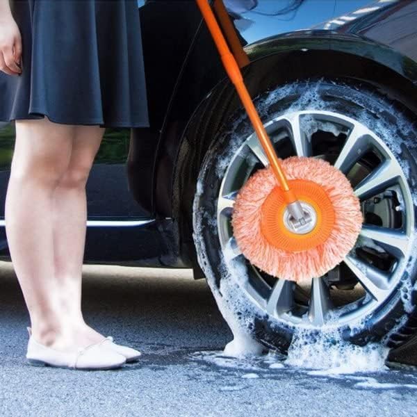 AQWEI 360° Rotatable Adjustable Cleaning Mop, Extendable Wall Cleaning Mop, Spin Mops for Floor Cleaning