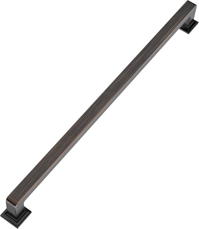 6 Pack 15 Inch Cabinet Handles Oil Rubbed Bronze Cabinet Pulls Long Kitchen Cabinet Handles Bronze Cabinet Hardware Wardrobe Pulls Kitchen Handles for Cabinets Bronze Cabinet Handles