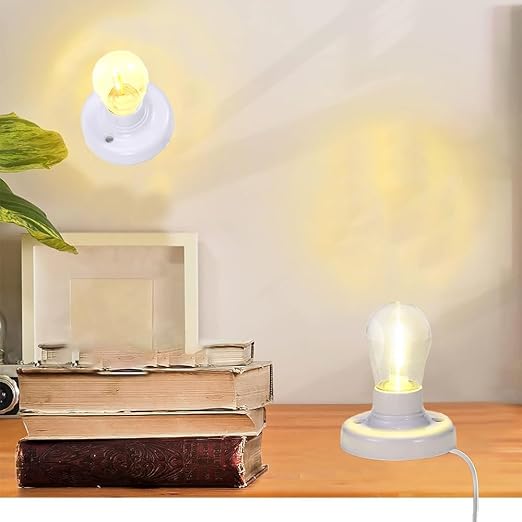 25ft Light Bulb Socket with Cord,Light Socket,E26/ E27 Lamp Base Desktop Cord On/Off Switch Hanging,Light Bulb Socket,Light Socket with Cord