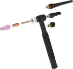 TOOLIOM 71Pcs TIG Welding Torch Accessories Kit Stubby Gas Lens Glass Cup Ceramic Cup Back Cap Kit for WP-17/18/26