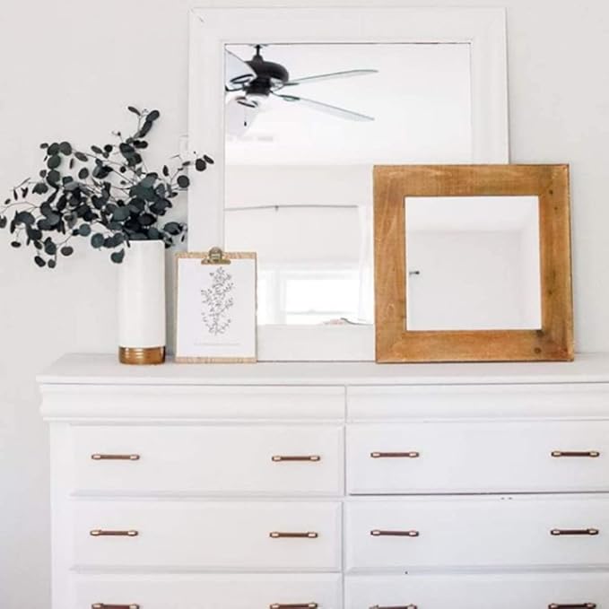 AMY HOWARD AT HOME Chalk-Based One Step Paint for Furniture, Cabinetry, Decor, Finish, and More | No Stripping, Sanding, or Priming | Ultra-Light Base | 16 Ounce | Ballet White