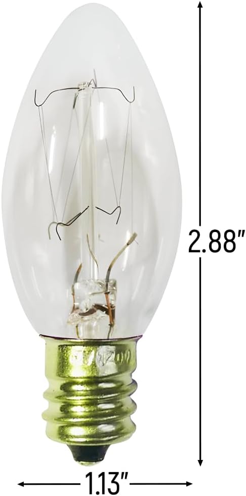 Brite Star 4Ct C9 Replacement Bulbs, Clear