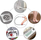 Drain Snake, Drain Clog Remover - Gutter Cleaning Tools Drain Cleaner for Toilet Sewer Shower Kitchen Bathroom Tub Clogged Drains Opener Cleaning Tool, Flexible Grabber Claw Pick Up Reacher (24 inch)