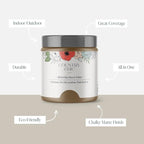 Country Chic All-in-One Chalk Paint for Furniture, Cabinets, Home Decor, Eco-Friendly, Matte Finish, Built-In Primer & Top Coat for Wood, Metal - Driftwood (Brown) - 8 oz (237 ml)
