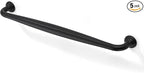 SAILING 5 Pack Cabinet Handles-12.6"/320mm Screw Spacing Matte Black Furniture Hardware Handles for Kitchen Cabinets Bedroom Dresser Wardrobe Cabinet Pulls