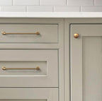 Goo-Ki 6 Pack Champagne Copper Cabinet Drawer Pulls Kitchen Hardware - 7.56"(192mm) c-c Bar Pull Dresser Handles for Cupboard Bathroom Closet Wardrobe