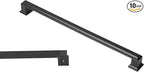 10 Pack 12.6 Inch(320mm) Hole Center Matte Black Modern Cabinet Pulls Kitchen Cabinet Handles Kitchen Cabinet Hardware Timeless Drawer Pulls for Dresser Cupboard Wardrobe, M-Black(12.6x10)