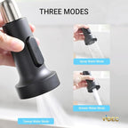 Smart Touch On Kitchen Faucet, 3 Modes Pull Down Sprayer, Touch On Sensor Activated, LED Temperature Control, 360-Degree Rotation, 1 or 3 Hole Deck Plate. 10-Year Warranty. (KW-66R, Matt Black)