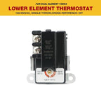 Electric Water Heater Thermostat,Include 1x KST203 Upper Thermostat & 1x KST200 Lower Thermostat,UL Certification,Compatible With Most Electric Water Heaters