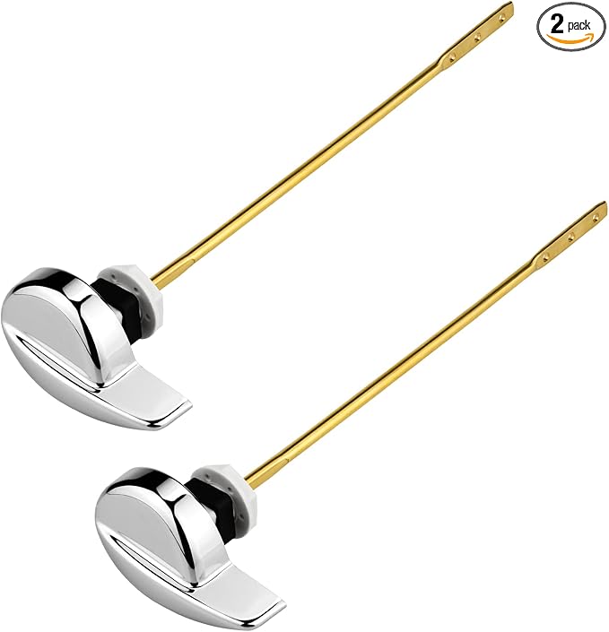 TOTO Compatible Toilet Flush Handle - Side Mount Trip Lever Replacement for TOTO ST701, CST853, CST854, CST884, CST604CEF, CST614CEF - 2-Pack Copper Lever