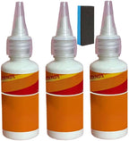 60ml Heavy Chrome Metal Polish Cream with Sponge,Multi-Purpose Stainless Steel Hardware Heavy Polish Renovation and Restoration Paste (3PCS)