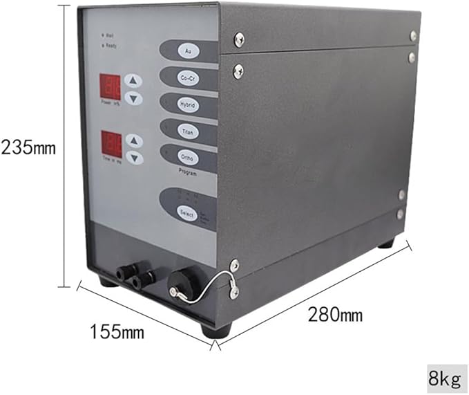 Spot Welding Machine Argon Arc Welding Permanent Jewelry Welder Kit Weldable Solid Gold, Aluminum, Titanium Welding and Orthodontics for Jewelry Restoration 50A-600A 110V (Tungsten Needle Box x 2)
