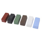 Metal Polishing Bar Multi Functional Solid Wax Metal Buffing Paste for Stainless Steel Aluminum Copper 6 Pcs Set