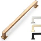 6 Pack 6.25 Inch Cabinet Handles - Champagne Bronze Cabinet Pulls for Kitchen & Dresser