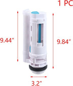 T Tulead 9.84 Inch Height Dual Flush Valve Toilet Flush Valve Toilet Tank Parts for Two-Piece Toilet