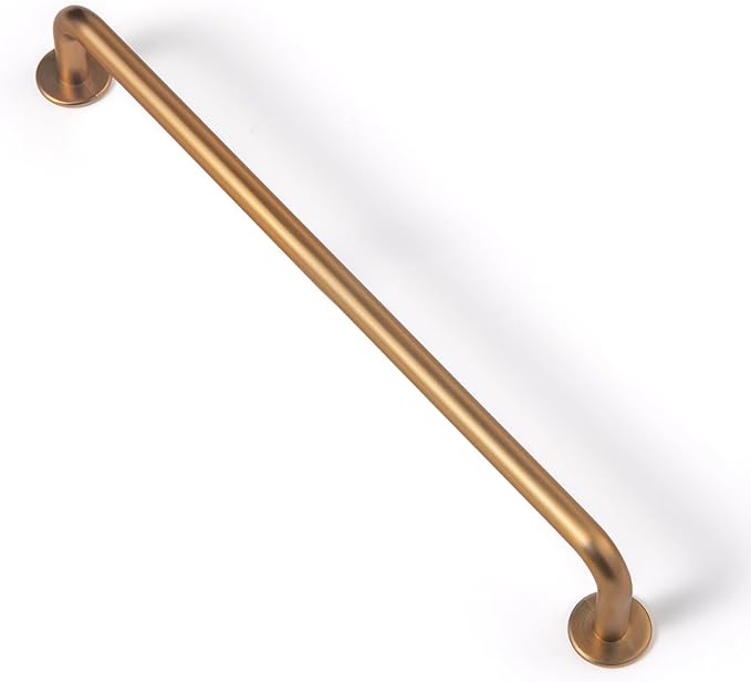 Goo-Ki 6 Pack Champagne Copper Cabinet Drawer Pulls Kitchen Hardware - 5.04"(128mm) c-c Bar Pull Dresser Handles for Cupboard Bathroom Closet Wardrobe