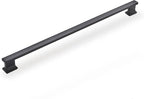 6 Pack 13.6 Inch Length|12.6 inch(320mm) Hole Center Matte Black Kitchen Cabinet Handles, Cabinet Long Pulls Kitchen Cabinet Hardware, Cupboard Pulls, Drawer Handles