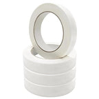 220 Yards Freezer Tape, Writable Surface, Low Temperature Resistance, Easy Tear and Residue-Free Removal, Ideal for Food Containers and Refrigerators, Includes 4 Rolls, Each 0.79 Inch by 55 Yards