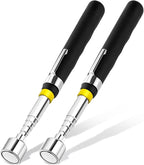 2 Pieces 10LBs Telescoping Magnetic Pickup Tool, Magnet Stick Rod Extendable 7" to 30.5" for Men, Birthday, Father's Day, Christmas Gift