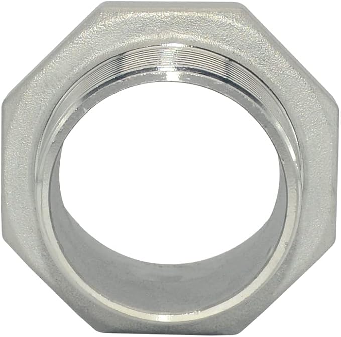 2" x 1-1/2" Male Threaded Reducing Nipple Fitting/Adapter,Stainless Steel SS304 NPT Pipe Hex Reducer