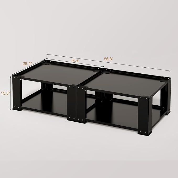 Washer and Dryer Pedestals Set of 2- Fit 27 and 28 Inch, Laundry Pedestal for Washer and Dryer , Alloy Steel Washing Machine Stand Raiser, Washer and Dryer Stand 15.75'' Height Black