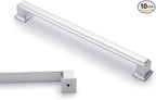 10 Pack 7.5 Inch(192mm) Hole Center Polished Chrome Modern Cabinet Pulls Kitchen Cabinet Handles Kitchen Cabinet Hardware Timeless Drawer Pulls for Dresser Cupboard Wardrobe, Chrome(7.5x10)