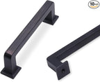 COTYKILEY 10 Pack 3.75 Inch(96mm) Oil Rubbed Bronze Cabinet Handles Kitchen Cabinet Pulls Cabinet Door Handles Kitchen Cabinet Hardware Cupboard Drawer Pulls Dresser Handles